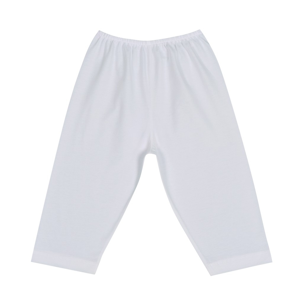 Size 1-12 cho bé 6-40kg quần dài trắng ql0049 - hello b&b- hello bb chất cotton tự nhiên 100% mềm mịn mát, ống suông, lưng thun nhỏ| hellobb | mẹ và bé kiddy and mommy