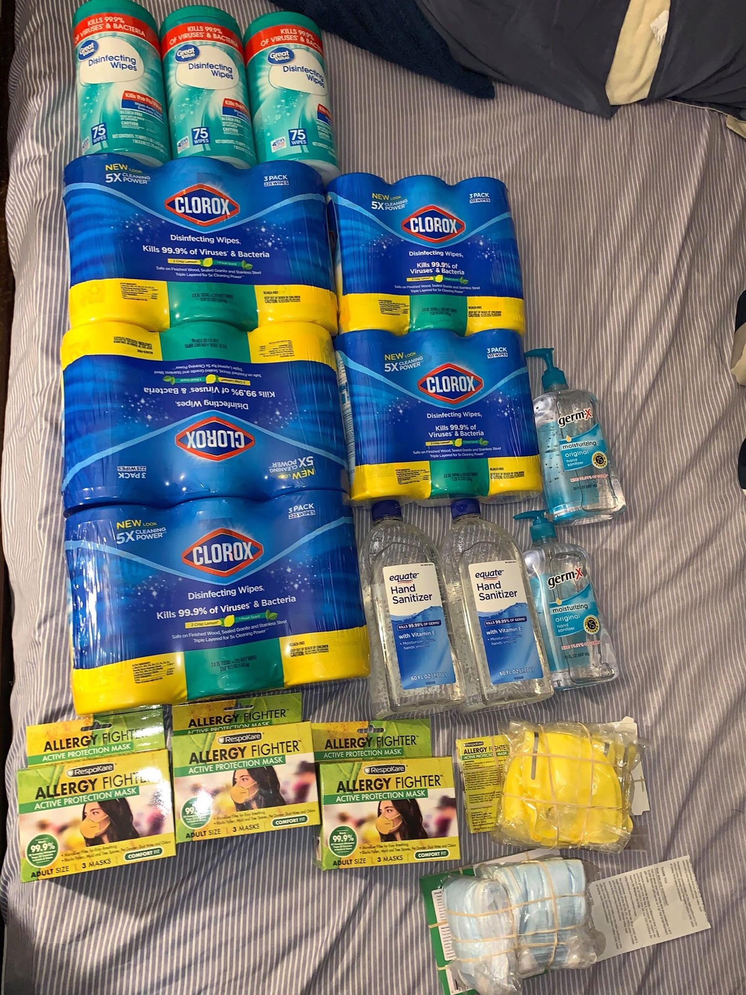 Khăn ướt diệt khuẩn 99,9% Clorox