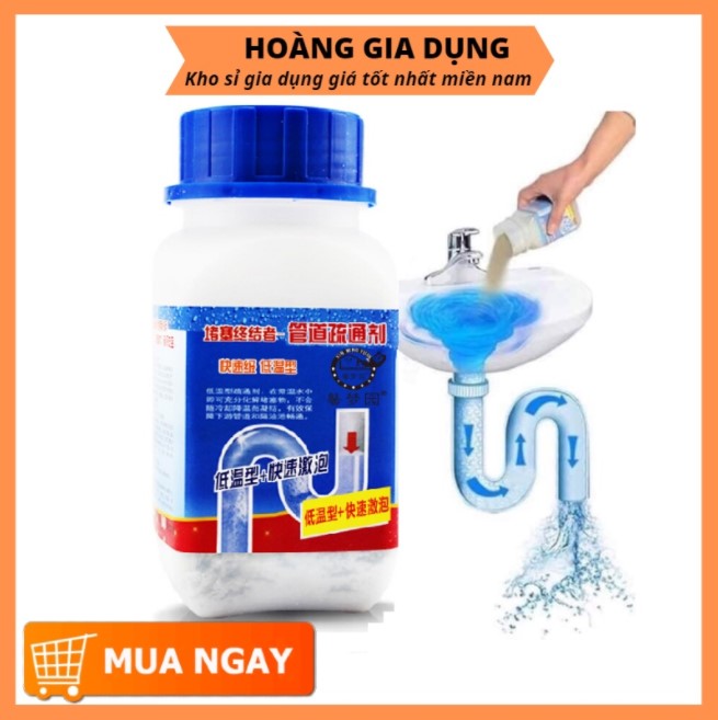 Bột thông tắc cống cực mạnh loại lớn 260gram za02