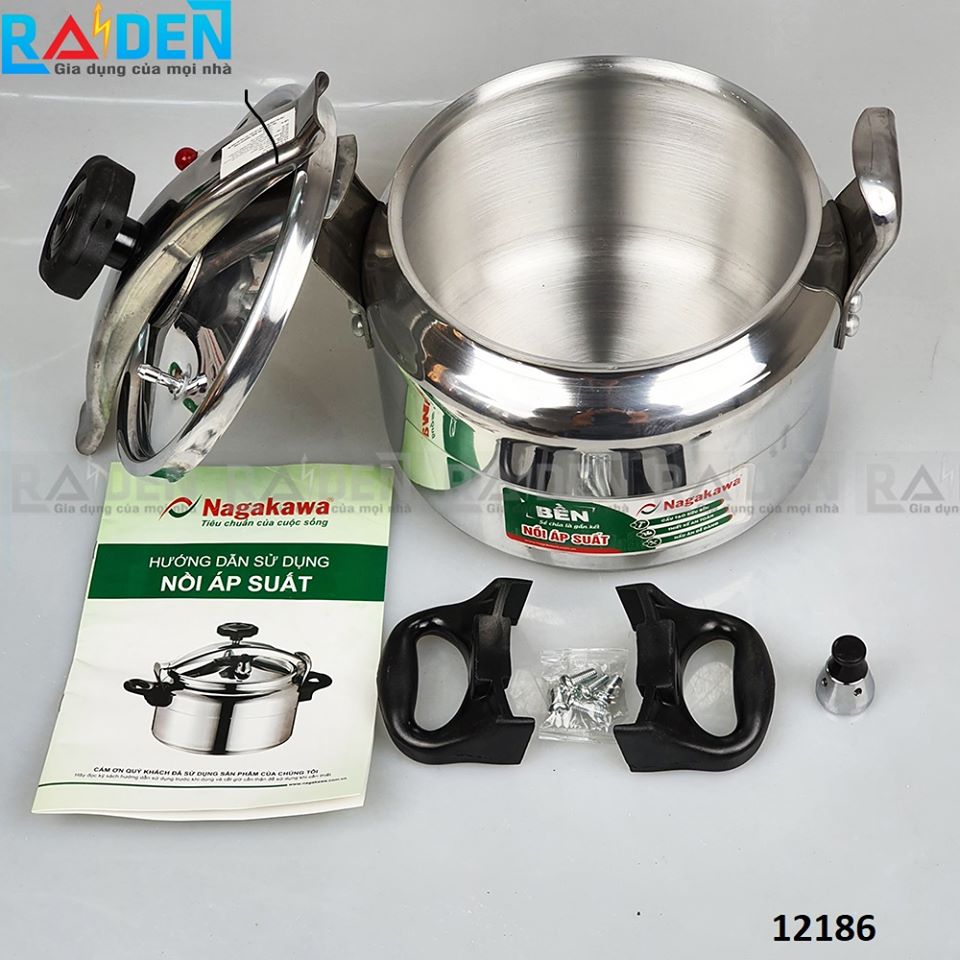 Nồi áp suất cơ Nagakawa - Loại 4 Lít