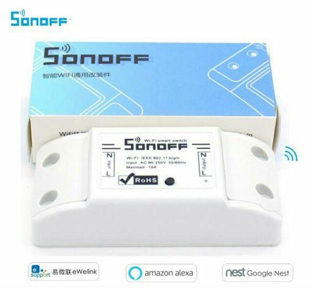 Công tắc thông minh điều khiển từ xa qua mạng wifi sonoff basic