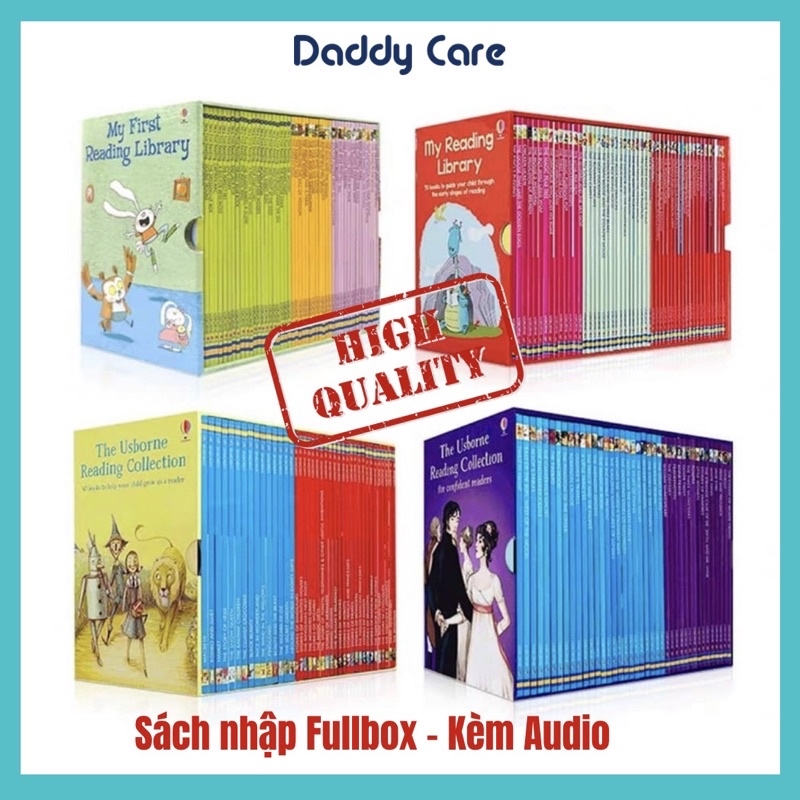 ♣✲№  [KÈM AUDIO] MY FIRST READING LIBRARY - USBORNE XANH