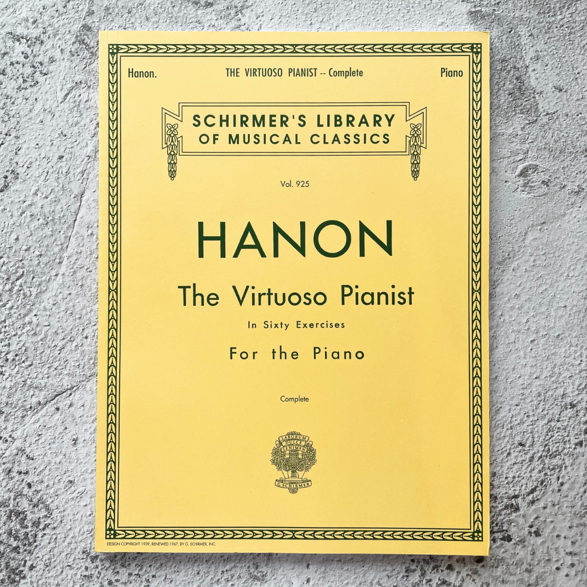 [AUTHENTIC 100%] Sách luyện ngón piano Hanon (G. Schirmer, Inc) - Moonbird