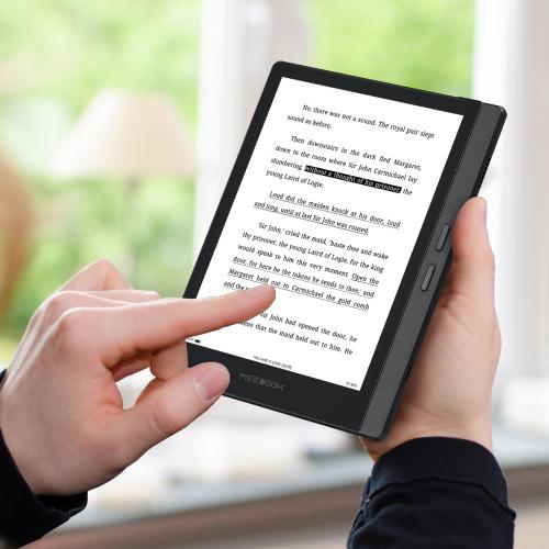 Máy đọc sách meebook m7 - 2023 - có phím cứng lật trang - hỗ trợ kho sách của bibox - hành chính hãng - mới 100%
