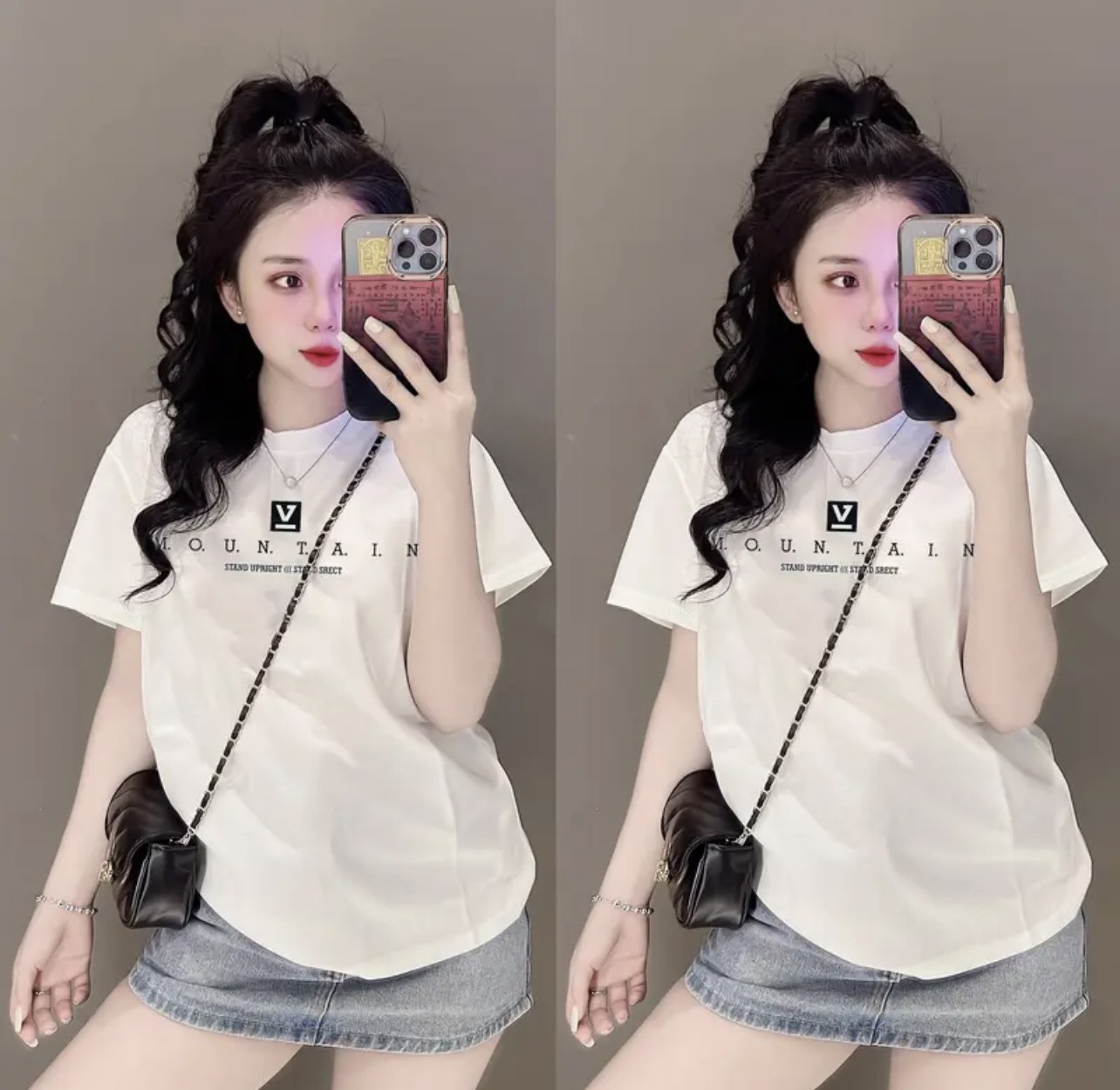 Áo thun cotton Thái dáng vừa ( mã THÁI V phom vừa  )
