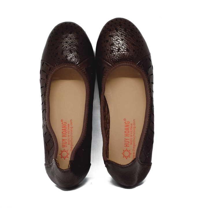 Giày nữ hoa văn da bò nhiều màu HK7947-48-49