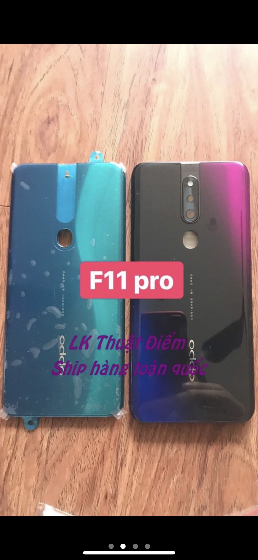 Bộ vỏ oppo F11 pro - gồm lưng,sườn ,phím âm lượng và phím nguồn