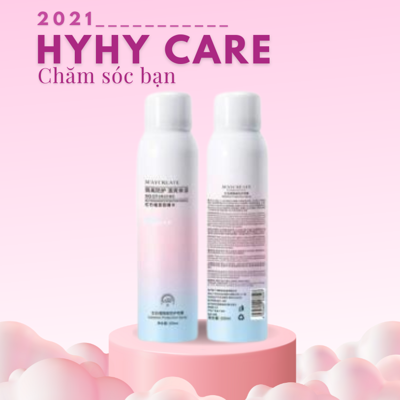 Xịt Chống Nắng Dưỡng Trắng Da MayCreate Moisturizing 150ml