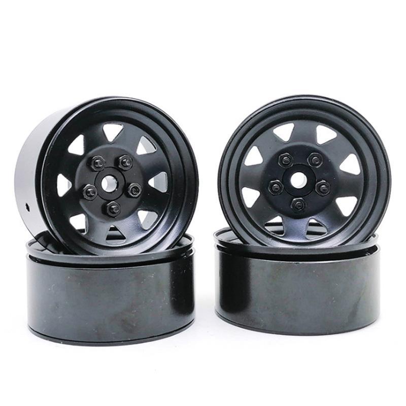 4PCS RC Crawler 1:10 Alloy Wheel Rim 1.9 Inch BEADLOCK for 1/10 Traxxas TRX-4 TRX4 Axial SCX10 TAMIYA CC01 D90 D110 S320