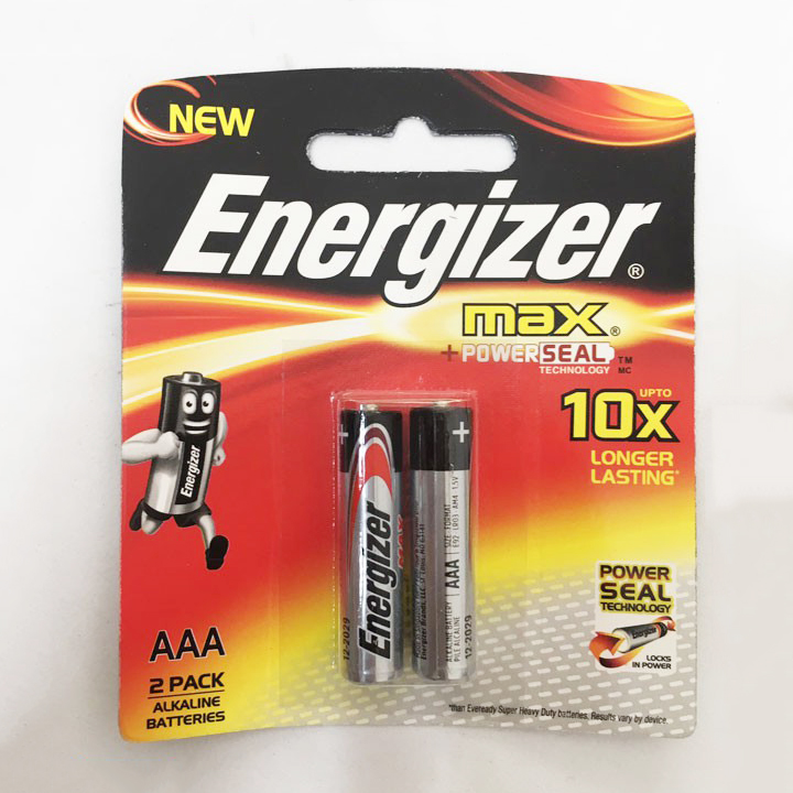 Combo 5 Vỉ Pin AAA Energizer Alkaline (1 Vỉ 2 Viên) chính hãng