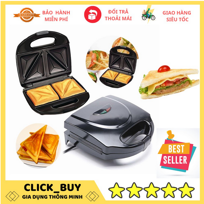 [HÀNG LOẠI 1] Máy Nướng Bánh Hình Thú,Máy Làm Bánh Mì Tự Động,Máy Làm Bánh Sandwich Bếp Nướng Bánh Mì Ba Trong Một,Bếp Nấu Đồ Ăn Sáng Cực Nhanh Tiện Lợi,Chịu Nhiệt Cao,Chống Trầy,Lớp Men Chống Dính,Cho Bữa Sáng Ngon Miệng,BH 12T