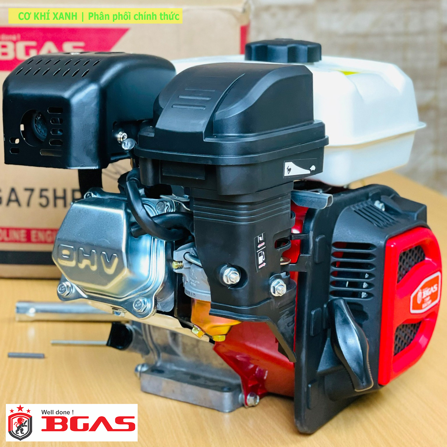 Máy nổ chạy xăng BGAS 7.5HP