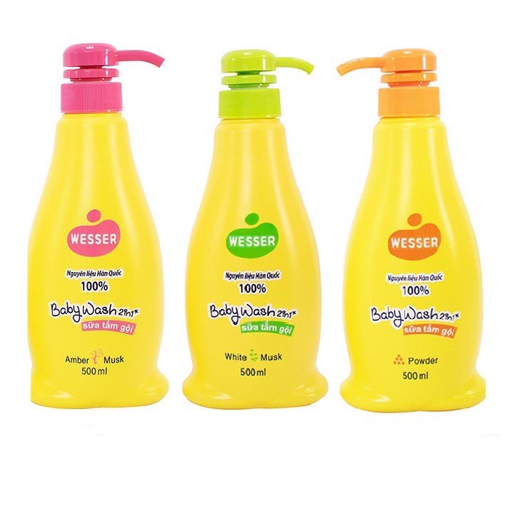 Sữa Tắm Gội Trẻ Em Wesser 2in1 ( 500ml )