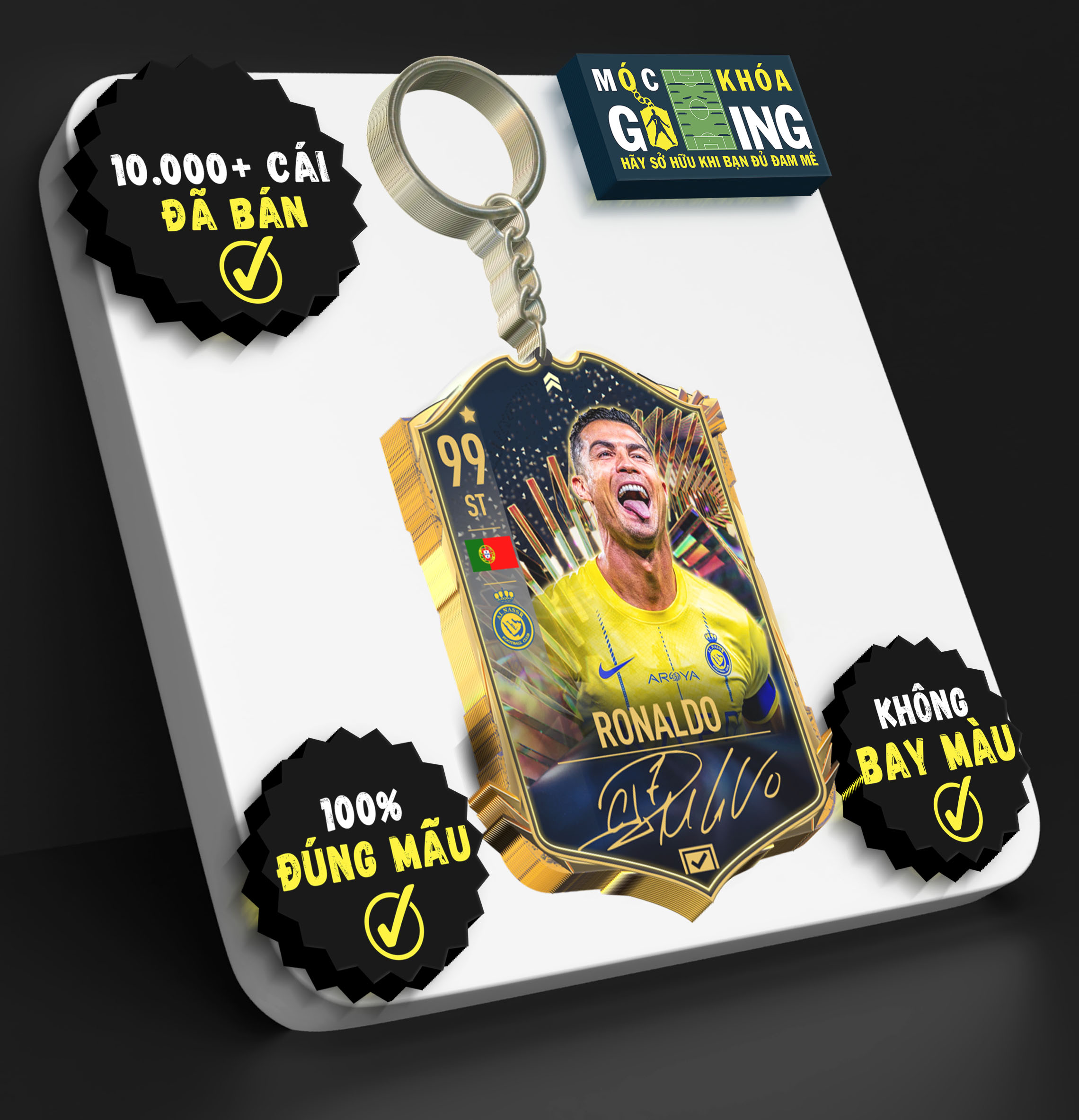 Móc Khóa Cristiano Ronaldo - Móc Khoá GAMING