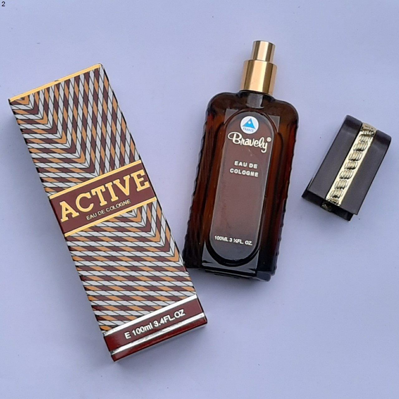 Nước hoa nam Active Bravely Nâu For Men 100ml