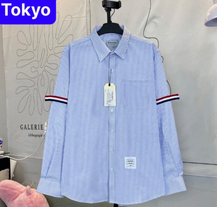 Áo sơ mi thom kẻ sọc dài tay vải cotton lụa cao cấp mẫu mới 2023 - tokyo fashion