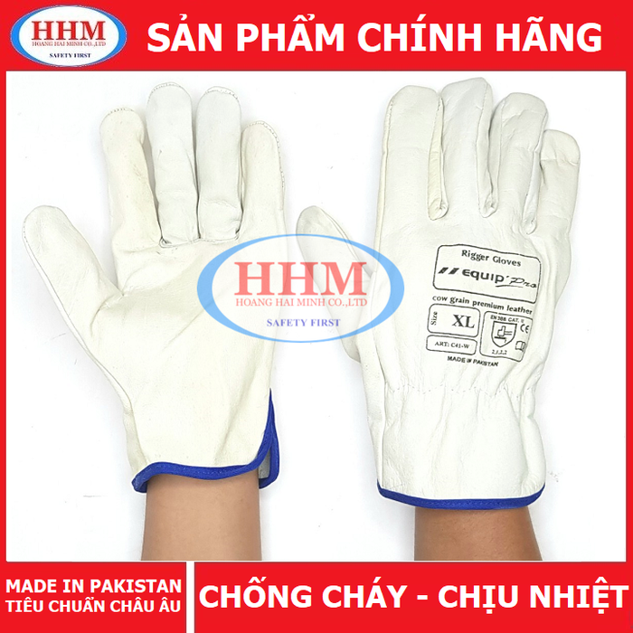 Găng tay da hàn tig equip pro c41