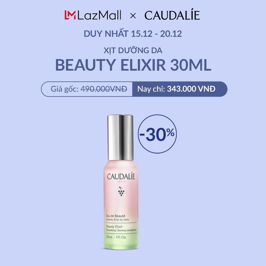 Xịt Dưỡng Da Caudalie Beauty Elixir 30ml