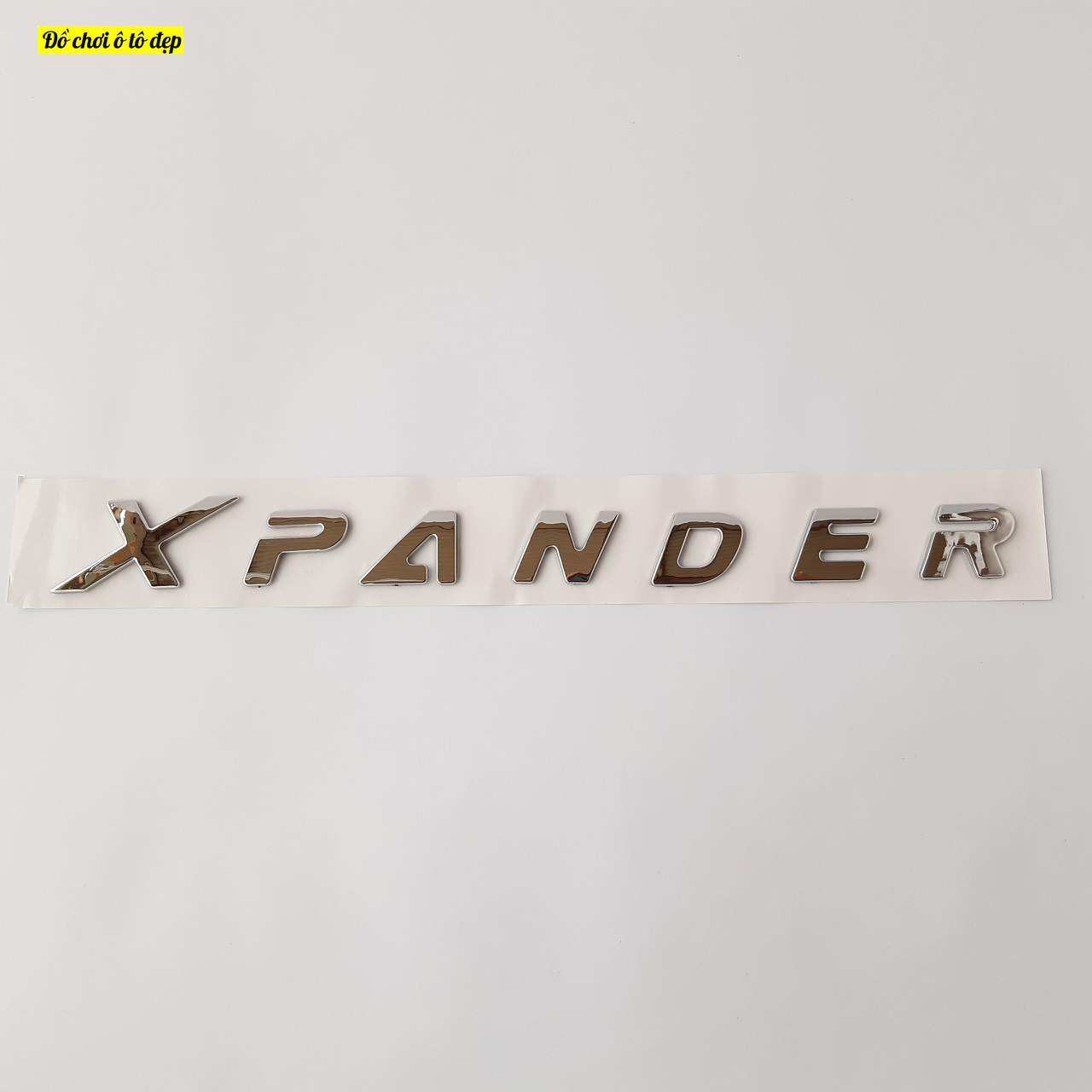 Tem Dán Chữ Nổi Xpander Màu Bạc Bóng