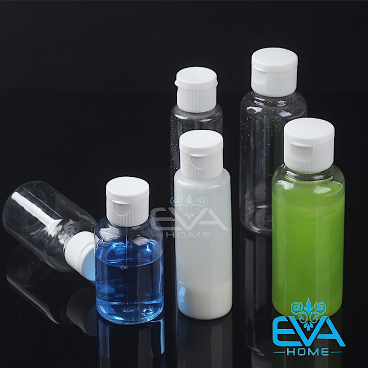 [HCM]Chai Chiết Mỹ Phẩm Nhựa Du Lịch Nắp bật 50-75-100 ML