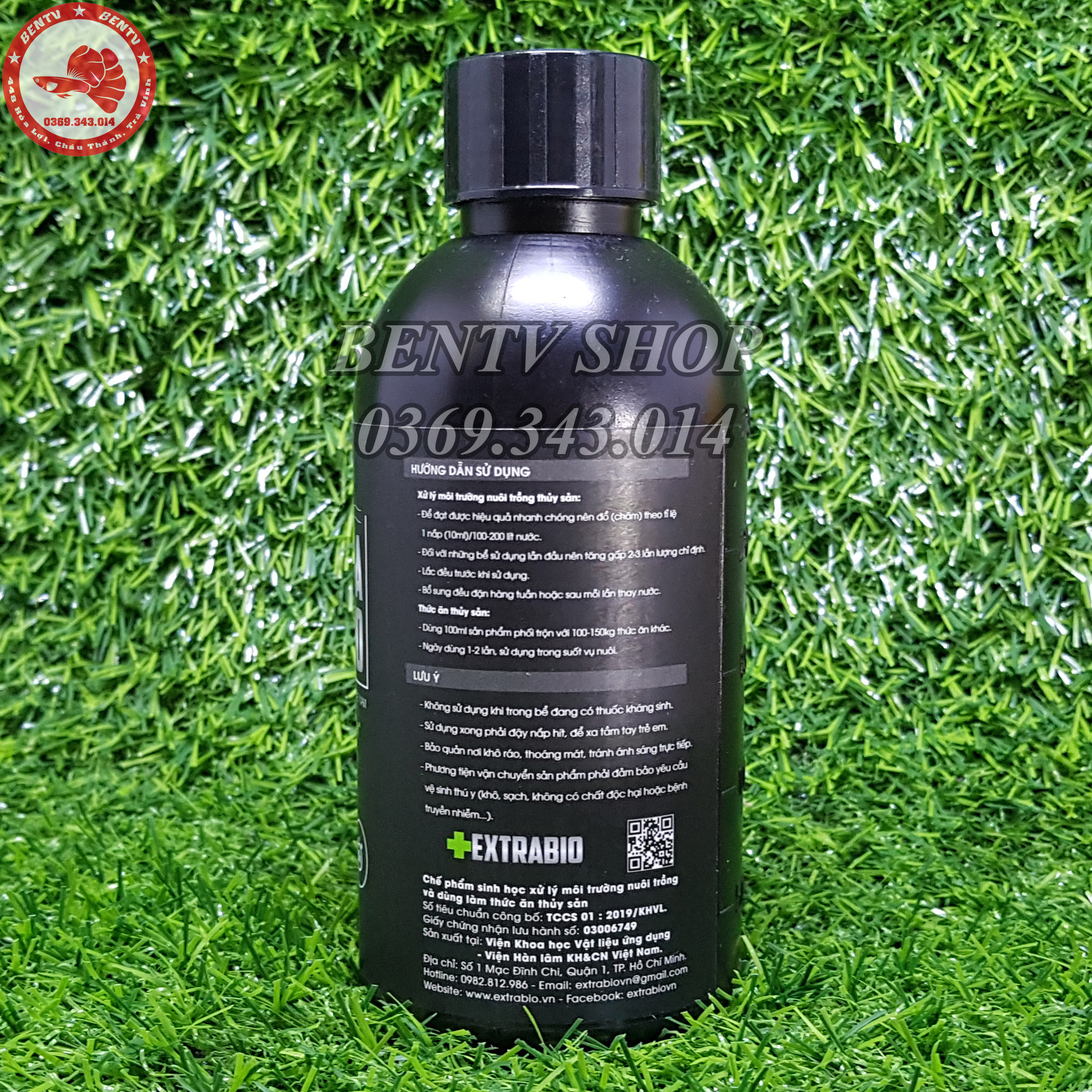 Chế Phẩm Sinh Học Extrabio 250ml - Làm Trong Nước Hồ Cá