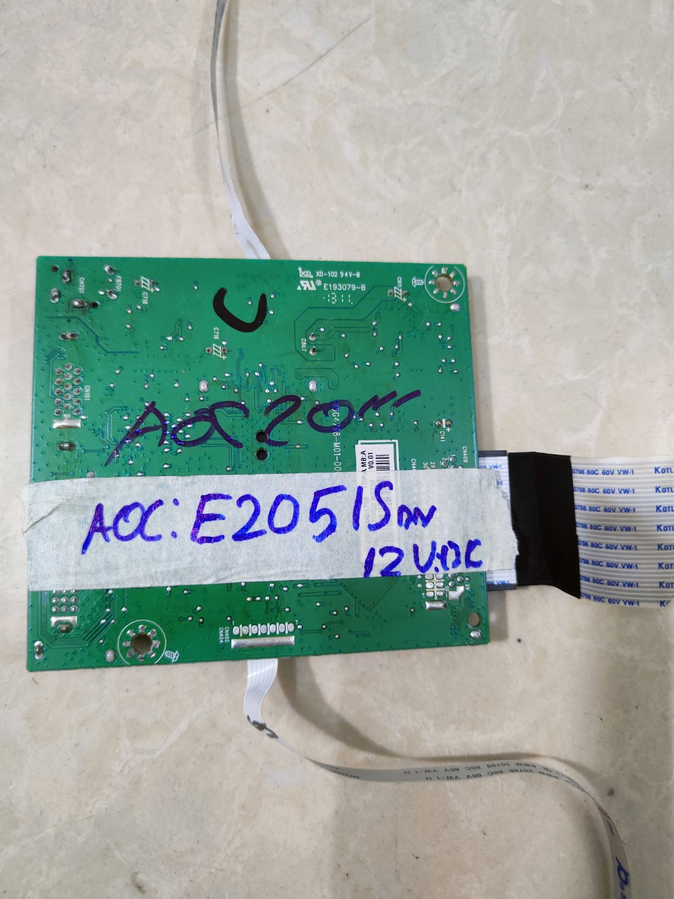 bo xử lý màn hình AOC E205ISdn