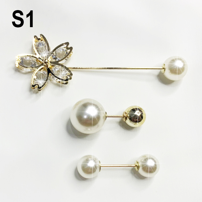 Shoppro-pins set flower rice stone multicolour lovely optional Multi-designs brooches clothing accessories decoration skirt dress-accessories set beautiful shoppro 09