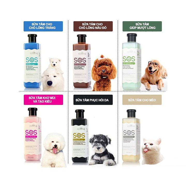 Sữa tắm SOS cho chó mèo - 530ml