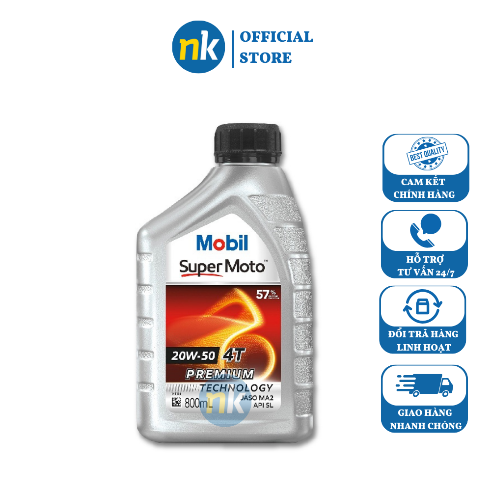 Nhớt Xe Số, nhớt xe cao cấp Mobil Super Moto 20W50 - Nhập Khẩu 100% Singapore, nhớt xe máy, nhớt dùng cho xe Sirus, xe Wave, Exciter, Winner X, Sản Phẩm Chất Lượng Ưu Đãi Tốt Dành Cho Bạn.