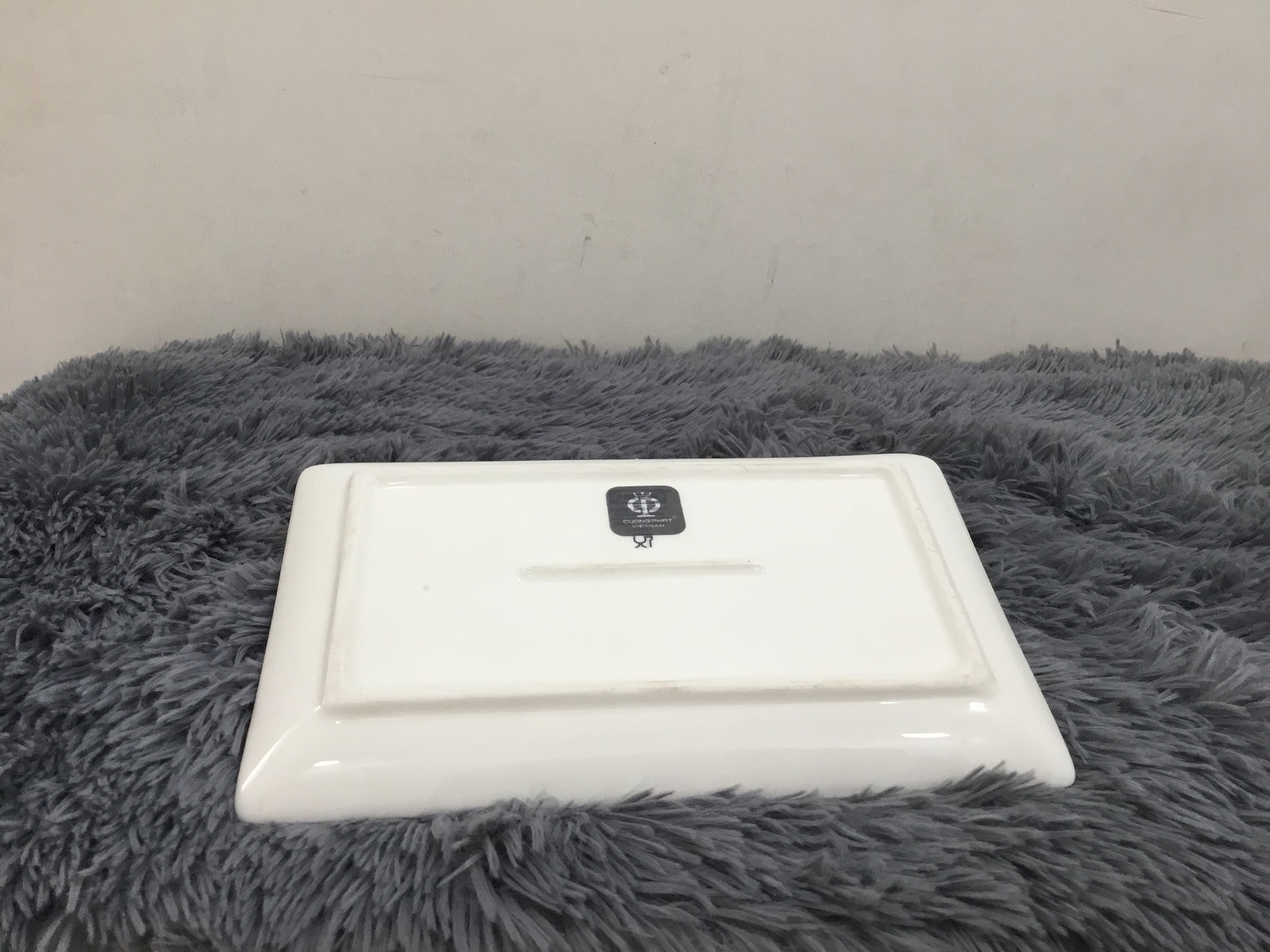 DĨA CHỮ NHẬT 25x2.5 CM - GỐM SỨ CƯỜNG PHÁT - HÀNG VIỆT NAM CHẤT LƯỢNG CAO