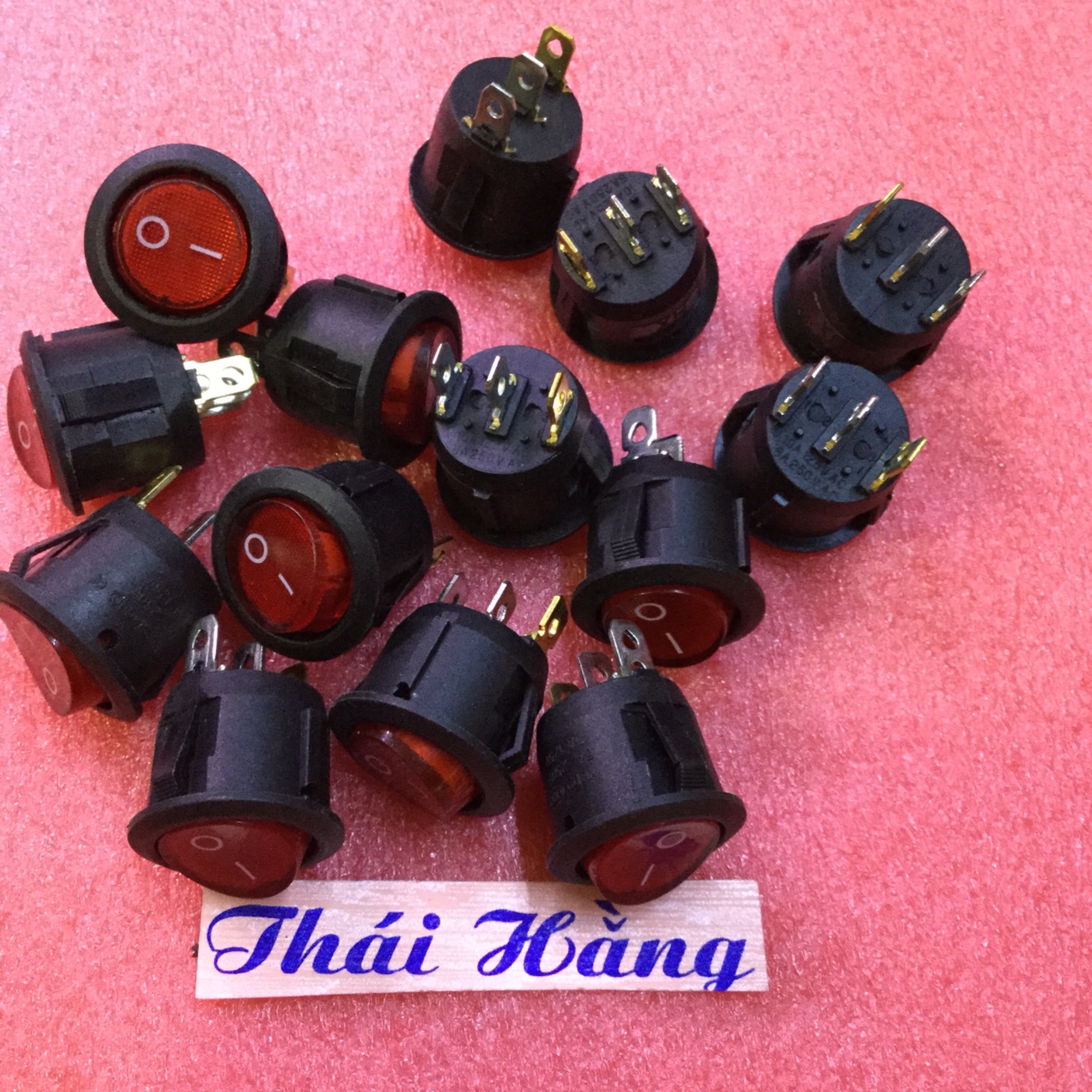 Công tắc có đèn KD1-101 -3 chân giá 10 chiếc