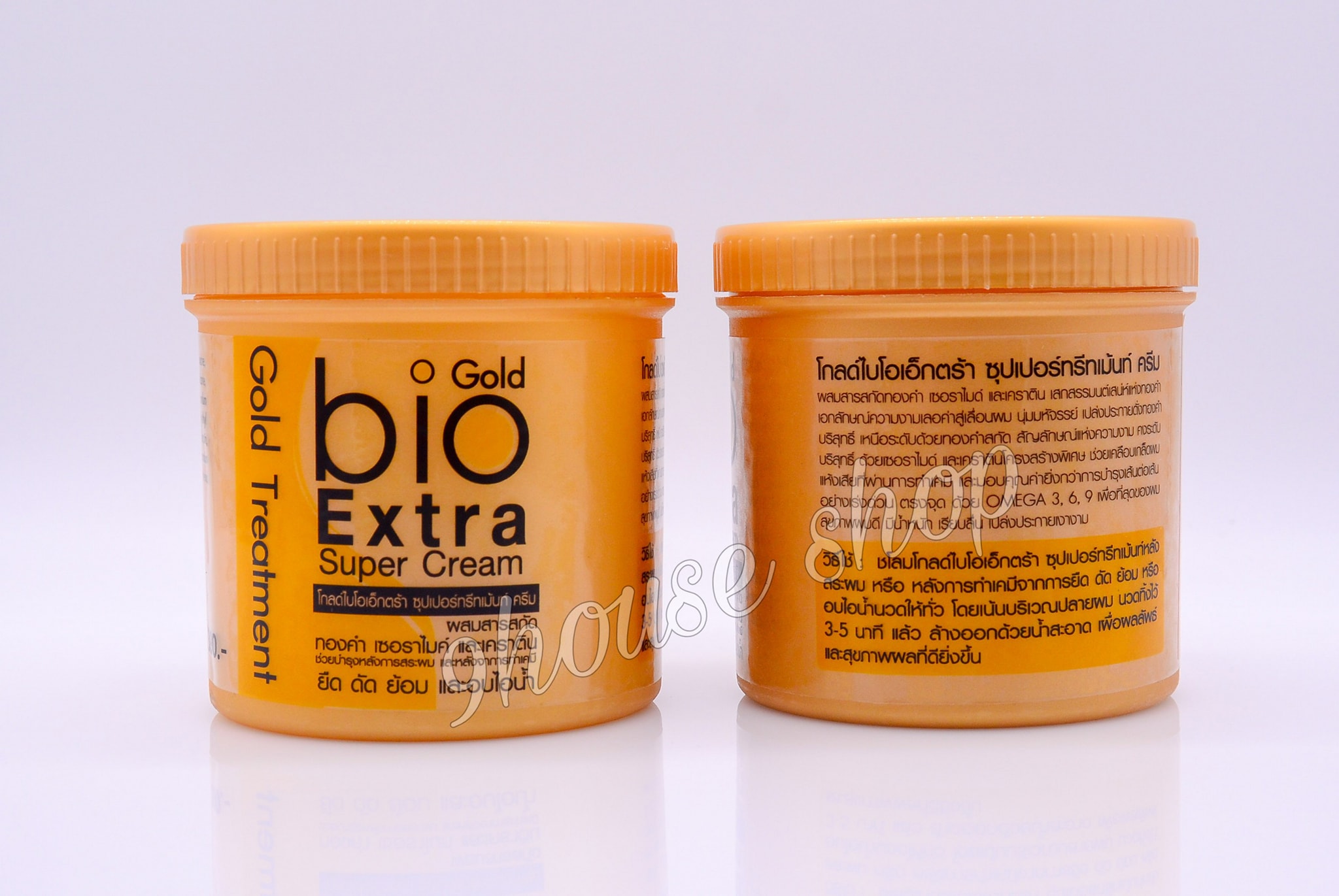 (HỦ 500ML) 01 Hủ Ủ TÓC BIO Vàng Gold Treatment Thái Lan 500ml