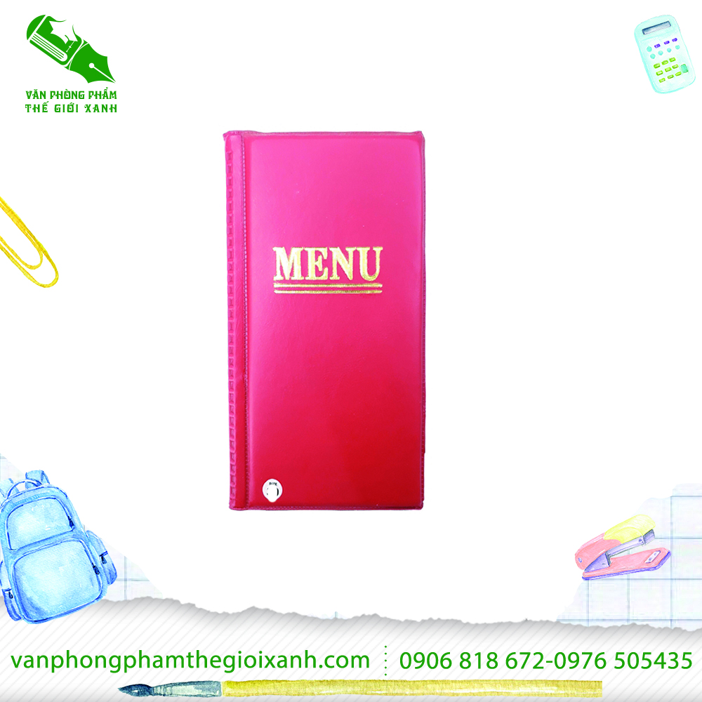 Menu da đặc biệt A6 10 lá - 20 lá (14*25cm)