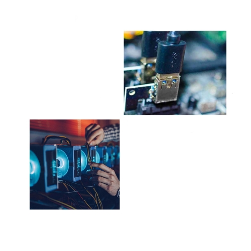 MODULE CARD RISER CHUYỂN ĐỔI MỞ RỘNG PCI-E 1X SANG 16X KÈM CÁP USB 3.0