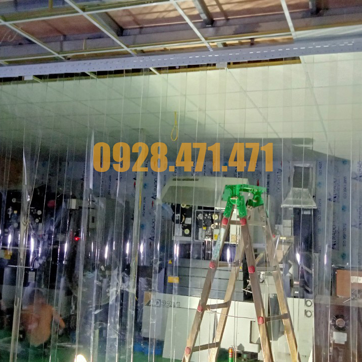 Rèm Chắn Gió Điều Hòa Lắp Cửa Cao 2,1m.
