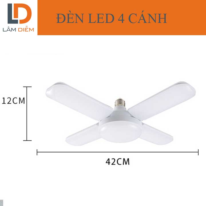 Bóng đèn led siêu sáng hình cánh quạt