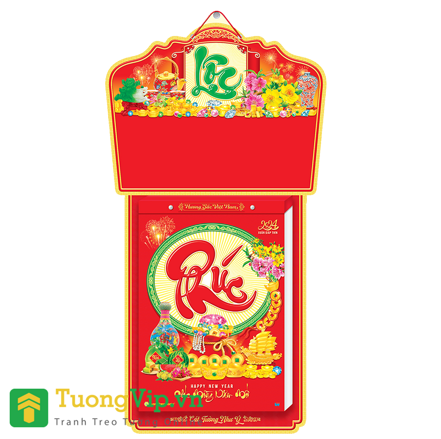 Lịch Treo Tường (29X41cm) - Lịch Tết 2025 Tường VIP
