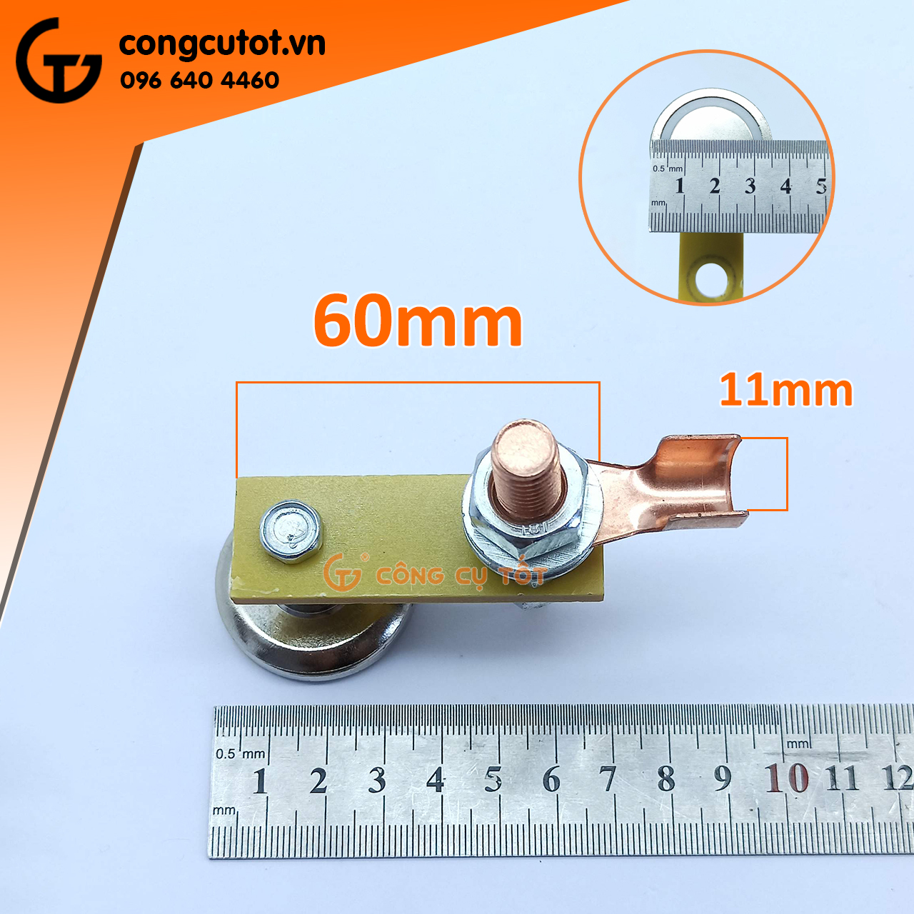 Kẹp mát nam châm máy hàn lực hút mạnh