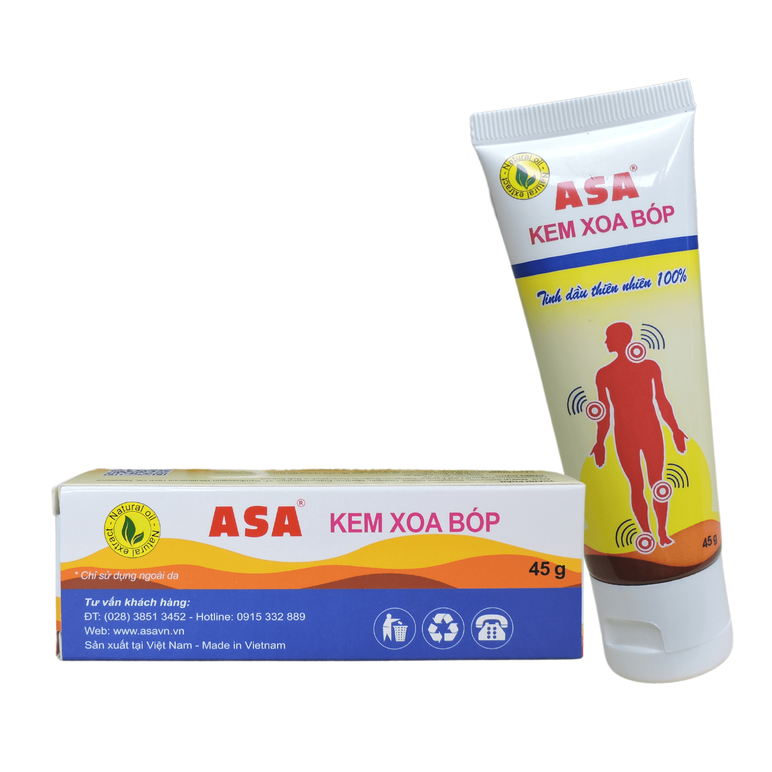Kem xoa bóp ASA 45g