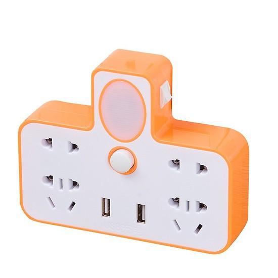 Ổ cắm điện 2 cổng USB có đèn ngủ