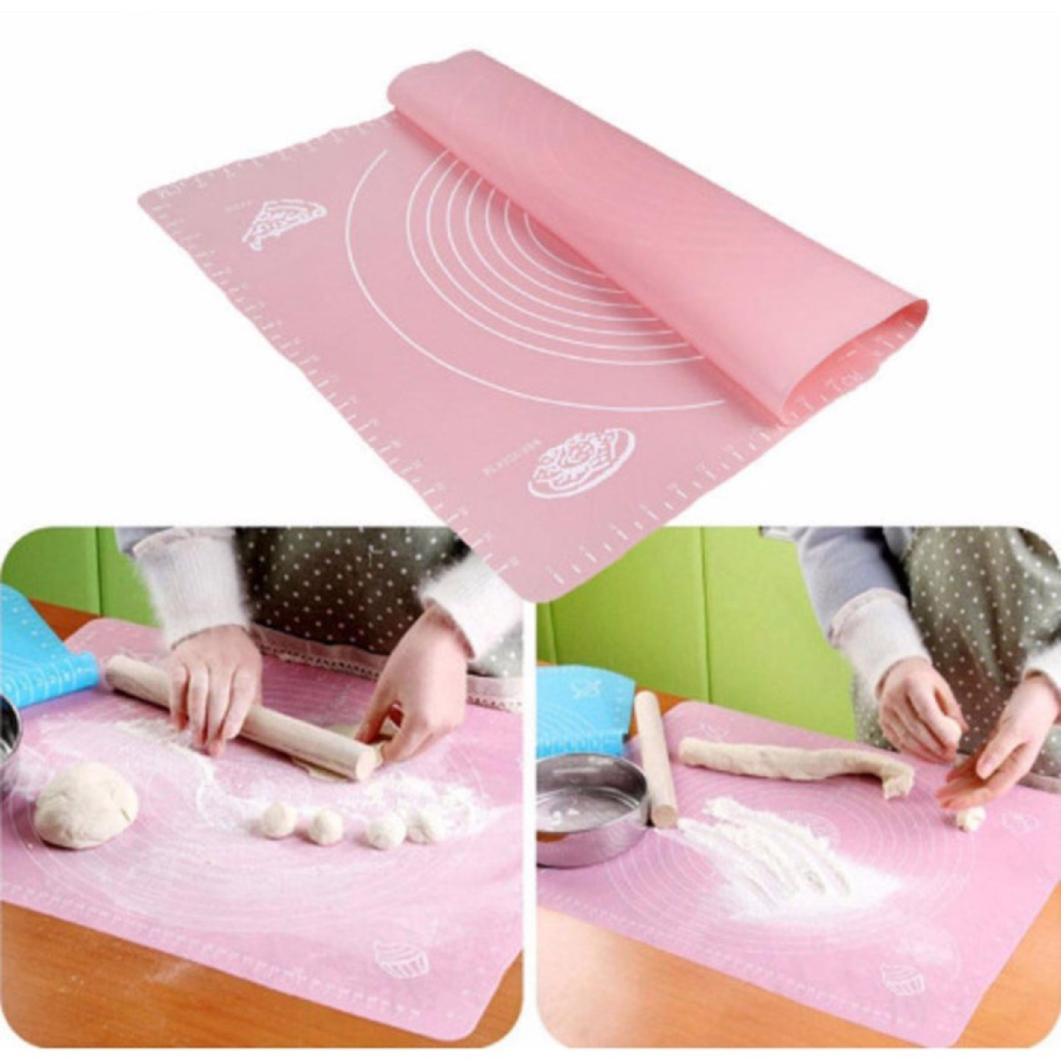 Tấm Lót Nhào Bột Silicon Size 40x50cm