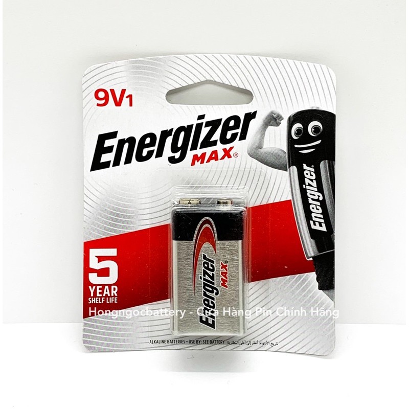 Pin 9V Energizer ( Pin Vuông 9V ) 6LF22 - Hàng Chính Hãng
