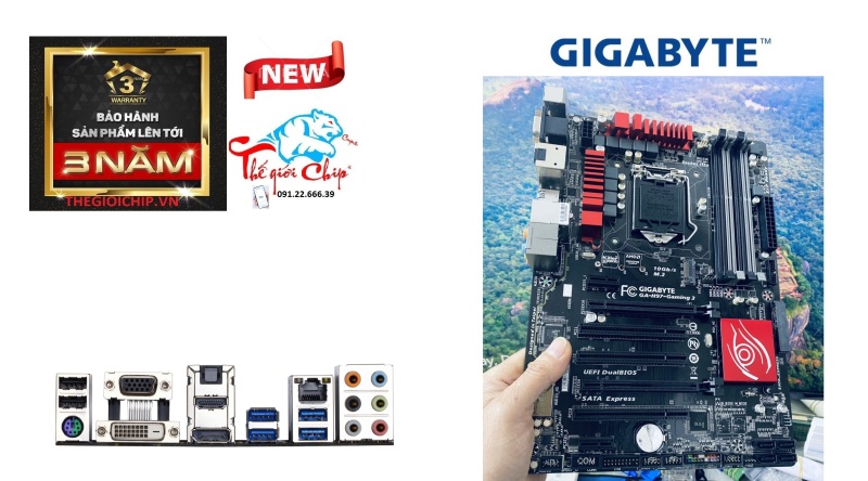 [HCM]Bo Mạch Chủ (Mainboard) Gigabyte GA H97-Gaming 3 (CTY Box-3 Năm)