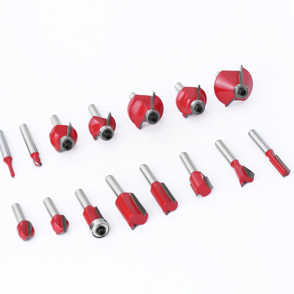 Mũi Phay Gỗ - Bộ Mũi Soi Gỗ 12 Chi Tiết