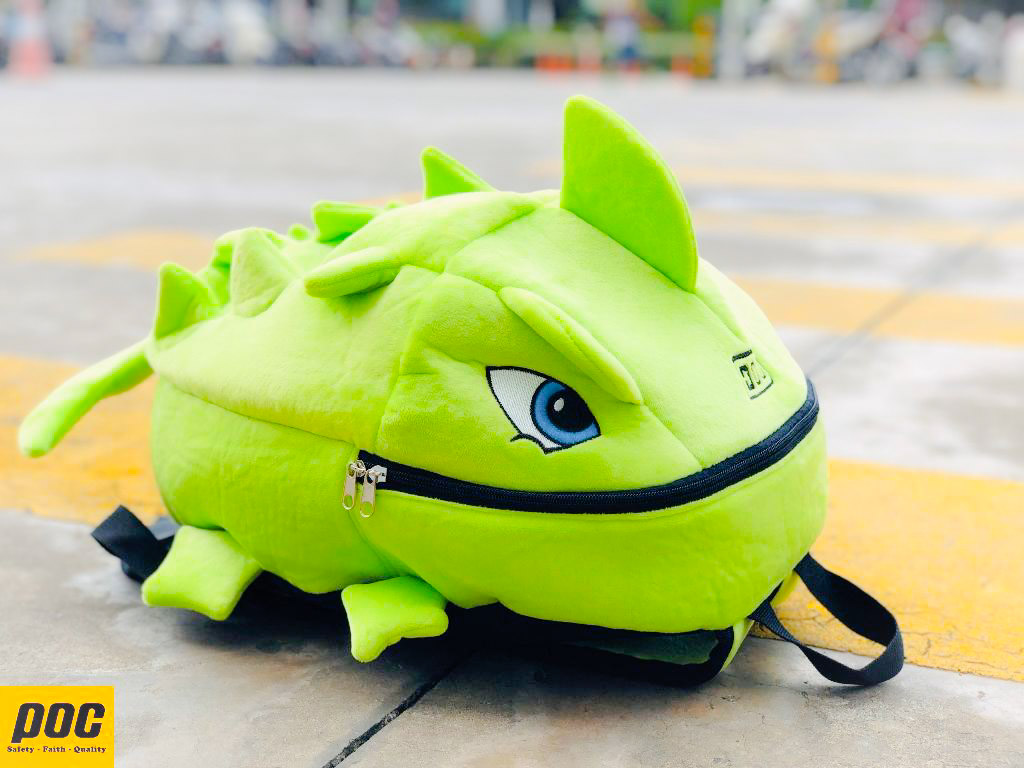 Balo khủng long vải nhung cỡ lớn đủ màu sắc chính hãng