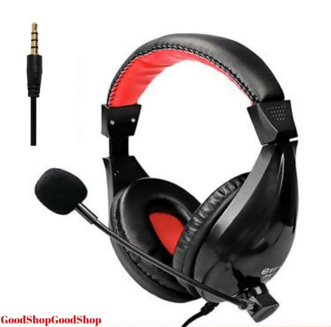 TAI NGHE GAME THỦ CHỤP TAI, CÓ MIC ĐÀM THOẠI TN01ĐT VỚI 1 JACK 3.5MM DÙNG TỐT CHO CẢ ĐIỆN THOẠI VÀ MÁY TÍNH, ÂM THANH CỰC ÊM, CHẤT LIỆU SIÊU BỀN, DẺO DAI