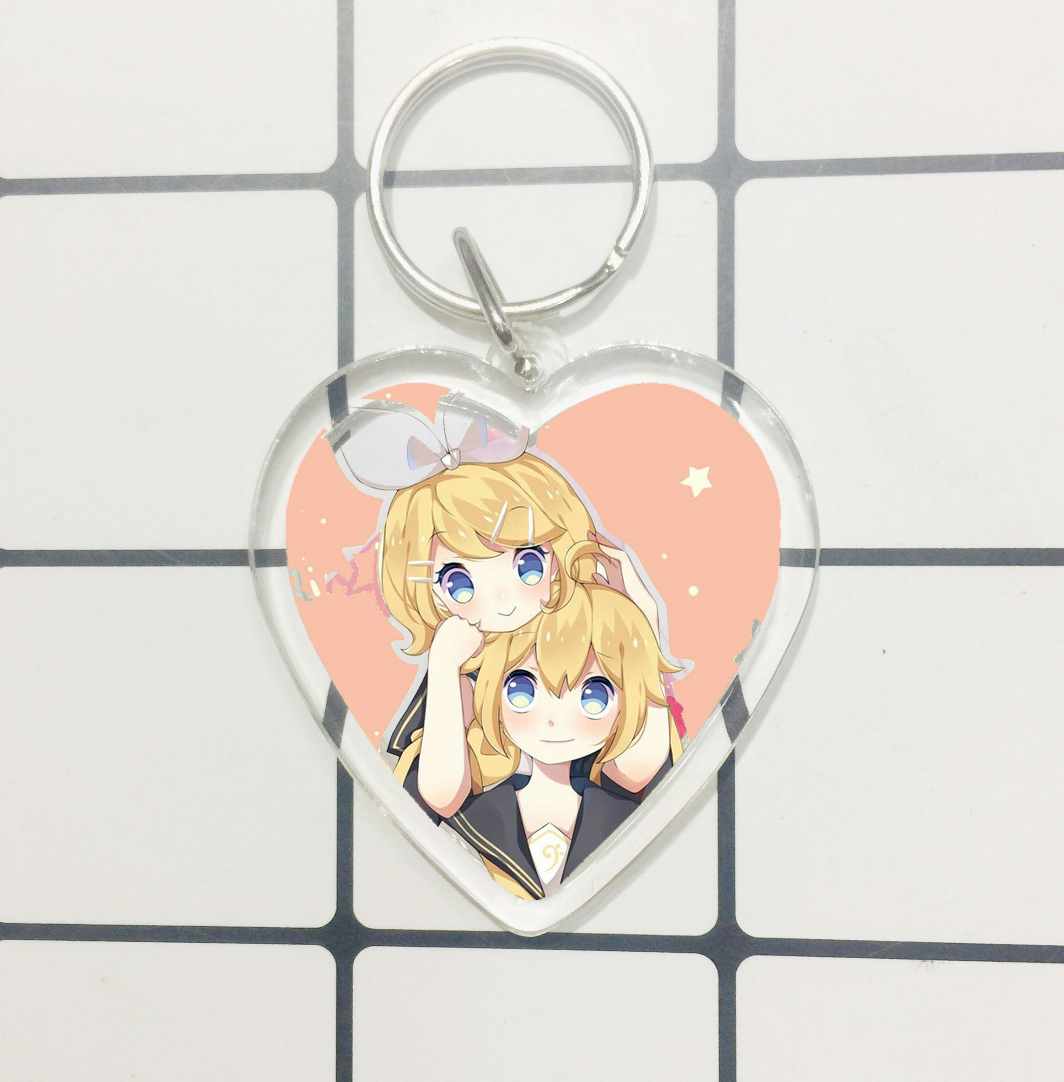 Móc khoá trong Kagamine Rin& Len combo 2 móc