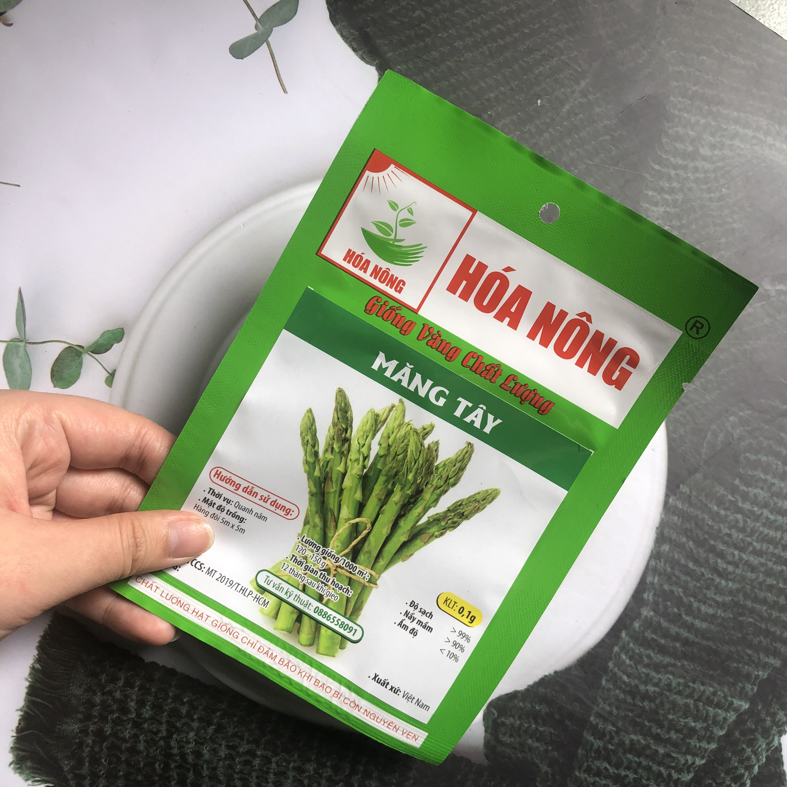 Hạt giống măng tây HN gói 0.1gr