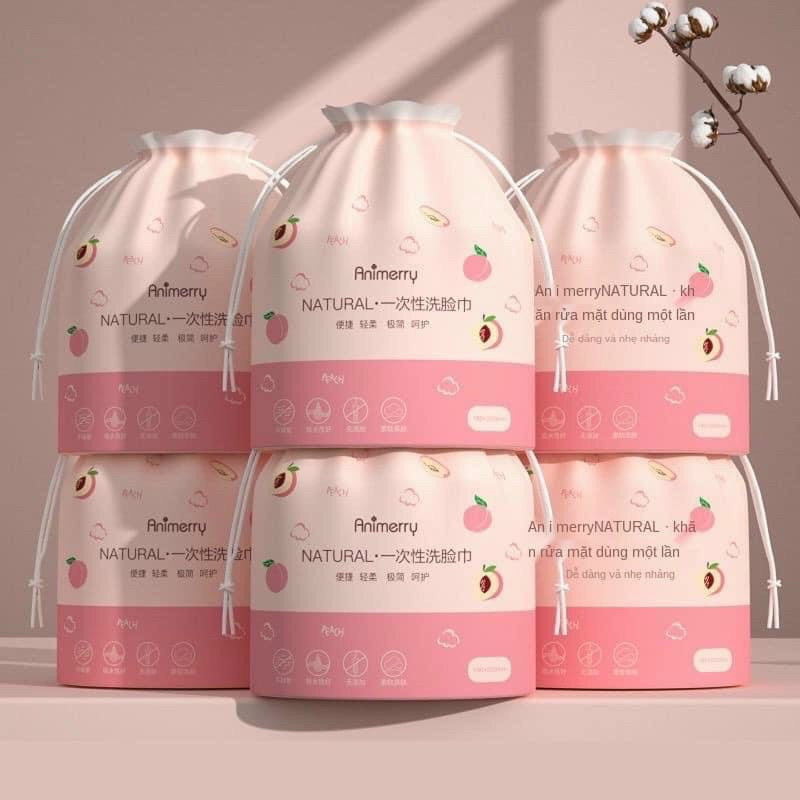 [Nhập RS0722 giảm 30k cho đơn 99k]Khăn Lau Mặt Dùng 1 Lần -Khăn Giấy Animerry Túi 150g