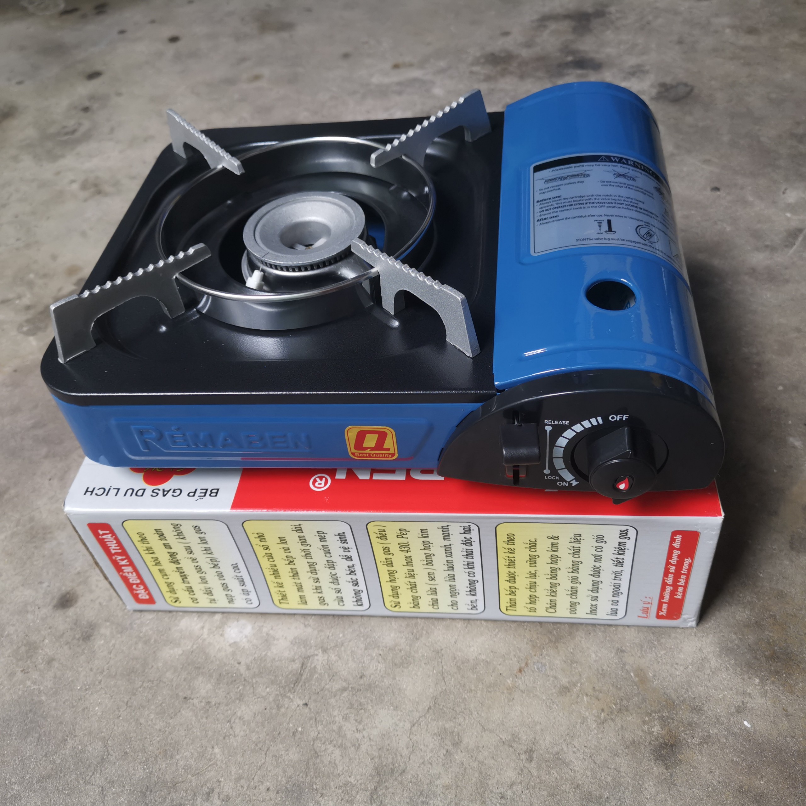 Bếp Gas Mini du Lịch Rémaben 979S Rẻ - Bền ( Màu Ngẩu Nhiên )